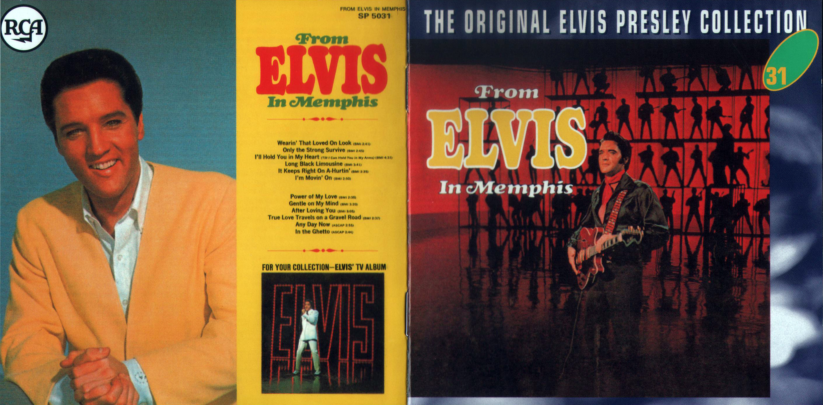 Elvis Presley  The Original Elvis Presley Collection 31; From Elvis in Memphis : Booklet